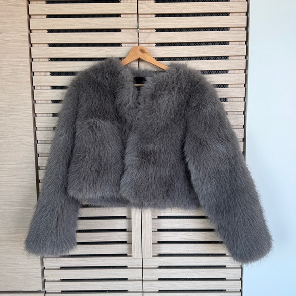 Zara Dark Gray Jacket - Picture 1 of 5